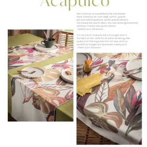 RUNNER ANTIMACCHIA - ACAPULCO CON SCATOLA DA CONFEZIONE